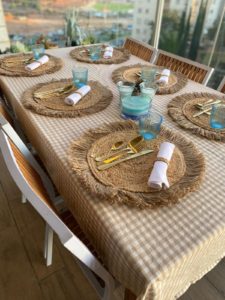 ⁦10 מפיות בד + חבק⁩ – תמונה ⁦35⁩