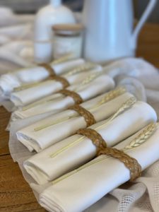 ⁦10 מפיות בד + חבק⁩ – תמונה ⁦3⁩