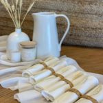 סט לעיצוב שולחן חג לבן