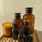 אגרטל בית מרקחת חום