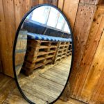 מראה אובלית 4 צבעים מסגרת רגילה