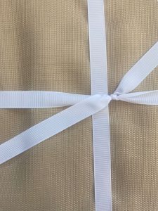 ⁦מפה חגיגית דמוי פשתן- צבע קפה⁩ – תמונה ⁦4⁩