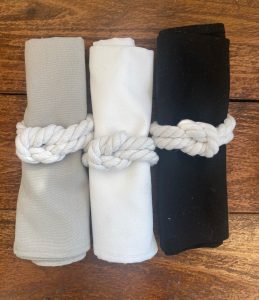 10 מפיות בד + חבק