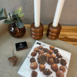 סט סידור שולחן - אגוז – תמונה 3