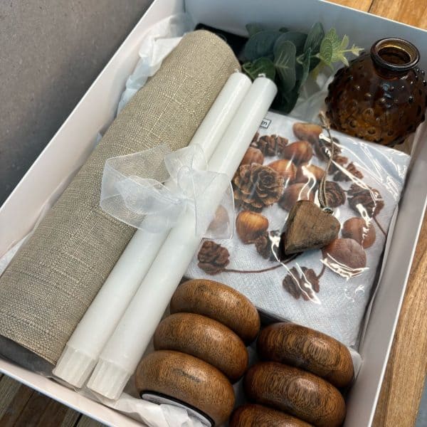 ⁦סט סידור שולחן - אגוז⁩ – תמונה ⁦6⁩