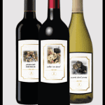 בקבוק יין עם הקדשה אישית