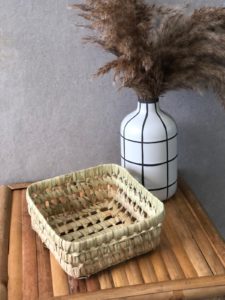 סלסלת קש מלבנית/מרובעת – תמונה 4