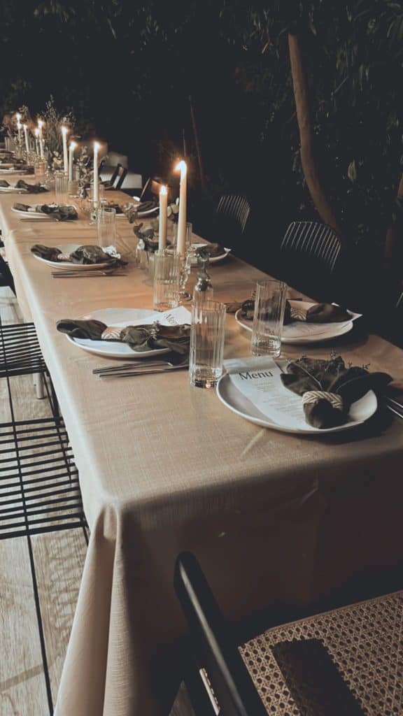 ⁦סט מפיות חבקים וראנר שולחן - ירוק⁩ – תמונה ⁦6⁩