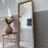 ⁦מראה מלבנית מסגרת ראטן - 3 גדלים⁩ – תמונה ⁦4⁩