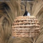 מנורת ראטן תלויה