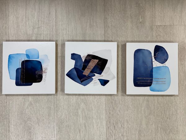 ⁦תמונת בלוק - אבסטרקט כחול⁩ – תמונה ⁦2⁩