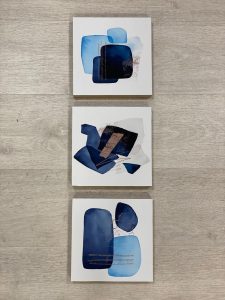 ⁦תמונת בלוק - אבסטרקט כחול⁩ – תמונה ⁦4⁩