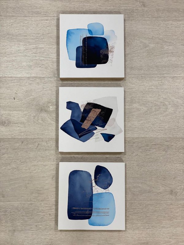 ⁦תמונת בלוק - אבסטרקט כחול⁩ – תמונה ⁦4⁩