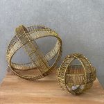 כדור מתכת דקורטיבי זהב