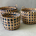 סל עלי בננה כחול - 3 גדלים