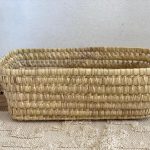 סלסלת קש מלבנית