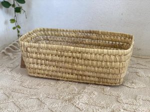 ⁦סלסלת קש מלבנית⁩ – תמונה ⁦5⁩