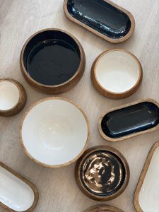 ⁦קערות מלבן מעוגל שחור⁩ – תמונה ⁦5⁩