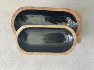 ⁦קערות מלבן מעוגל שחור⁩ – תמונה ⁦4⁩