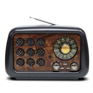 רדיו בלוטוס בסגנון רטרו - 2 צבעים – תמונה 2