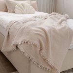 כיסוי מיטה טטרה ענק ורוד בהיר