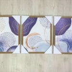 סט 3 תמונות אבסטרקט