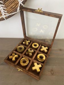 ⁦איקס עיגול בקופסת עץ⁩ – תמונה ⁦2⁩