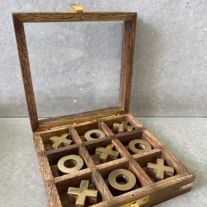 ⁦איקס עיגול בקופסת עץ⁩ – תמונה ⁦7⁩