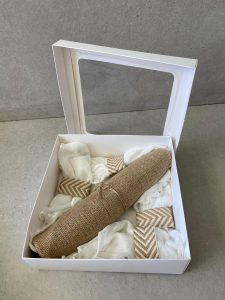 ⁦סט מפיות חבקים וראנר שולחן פשתן⁩ – תמונה ⁦4⁩