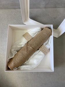 ⁦סט מפיות חבקים וראנר שולחן פשתן⁩ – תמונה ⁦3⁩