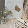 ⁦סט לעיצוב שולחן חג שמנת טבעי⁩ – תמונה ⁦4⁩