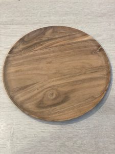 ⁦מגש עץ עגול⁩ – תמונה ⁦4⁩