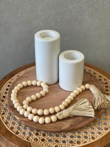 ⁦מגש עץ עגול⁩ – תמונה ⁦2⁩