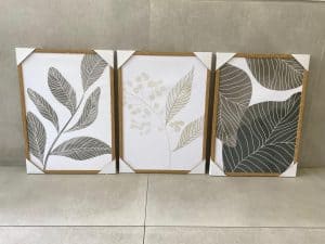 תמונת קנבס מסגרת עץ- טרופי