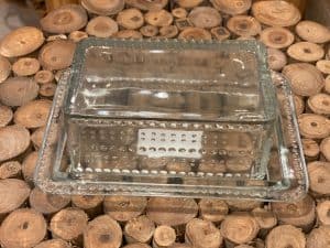 כלי לחמאה מזכוכית – תמונה 2