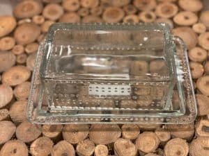 כלי לחמאה מזכוכית – תמונה 3