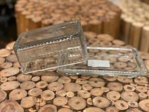 כלי לחמאה מזכוכית – תמונה 4