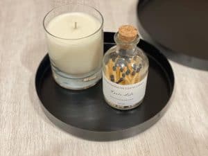 ⁦מגש מתכת עגול שחור - 2 גדלים⁩ – תמונה ⁦2⁩