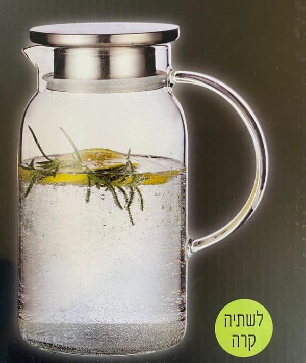 ⁦קנקן זכוכית מעוצב⁩ – תמונה ⁦2⁩