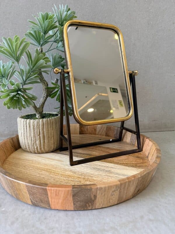 ⁦מראה שולחנית מלבנית⁩ – תמונה ⁦2⁩