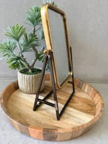 ⁦מראה שולחנית מלבנית⁩ – תמונה ⁦3⁩