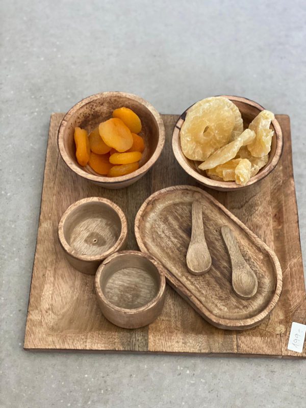 ⁦סט כלים עץ מנגו⁩ – תמונה ⁦4⁩