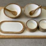 סט כלים עץ מנגו