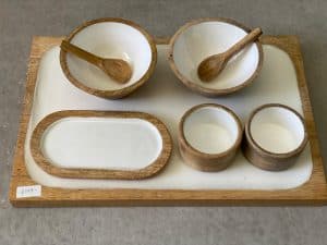 סט כלים עץ מנגו