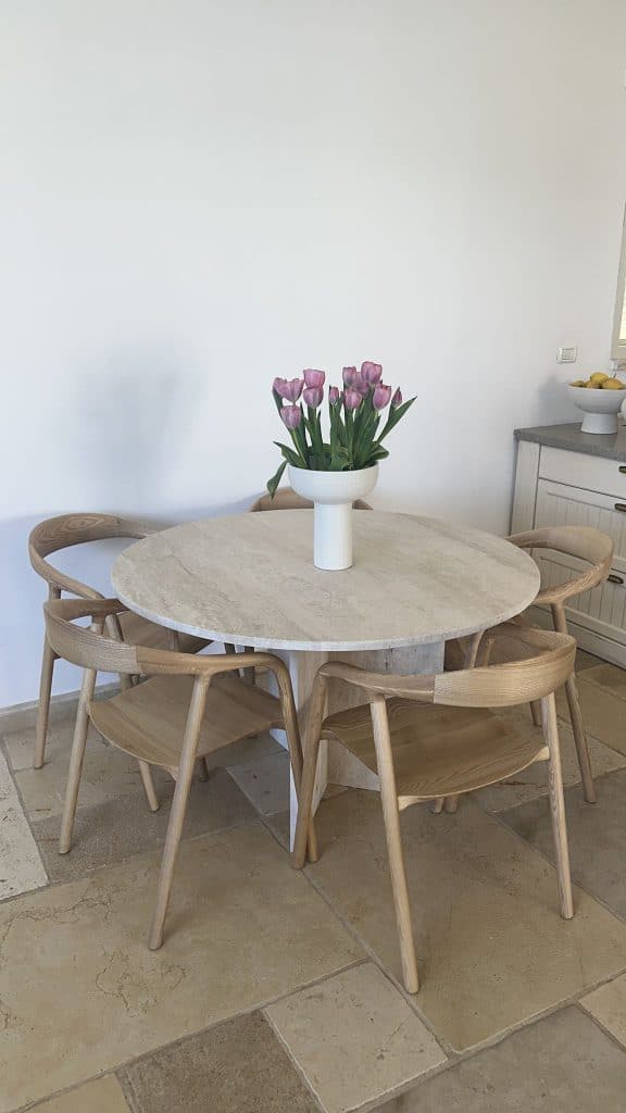 כיסא אוכל עץ אלון – תמונה 2