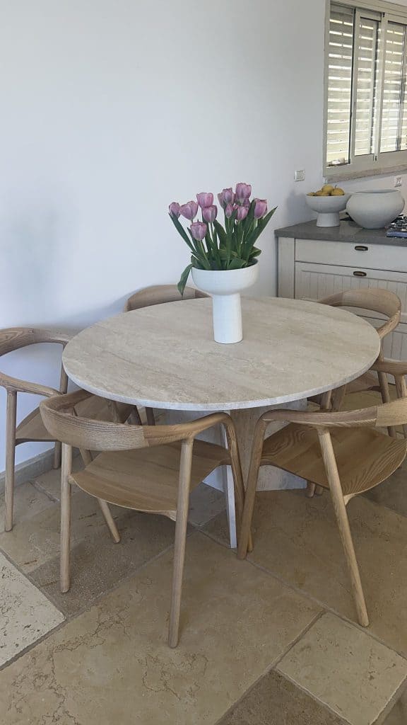 כיסא אוכל עץ אלון – תמונה 3