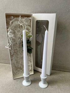 מארז מתנה לבן פמוטים ונרות – תמונה 2