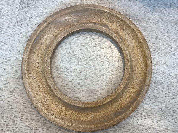 ⁦צלחת הגשה עגולה מעץ- חלולה⁩ – תמונה ⁦11⁩