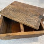 קופסת עץ וינטג'