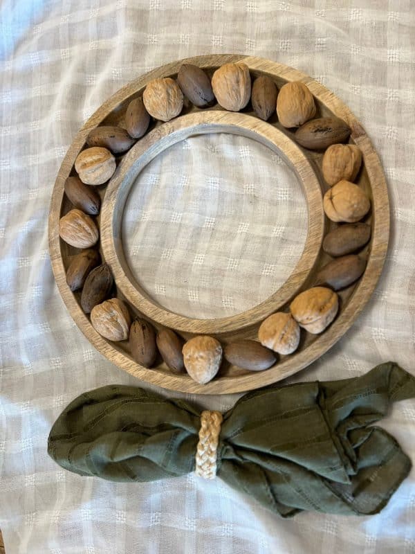 ⁦צלחת הגשה עגולה מעץ- חלולה⁩ – תמונה ⁦10⁩